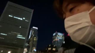 我去看了东京站的圣诞灯饰，但它们已经被拆除了。