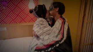 Shinobu 喜欢草率的吻和交换唾液 | 4K 60fps | 鬼灭之刃| Kocho Shinobu 蝴蝶忍