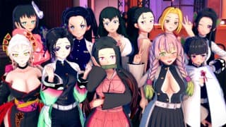 恶魔杀手：他妈的所有女孩无尽未经审查的合辑