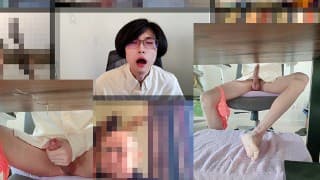 I secretly masturbated during a video conference and couldn't help but get climaxed and laughed at