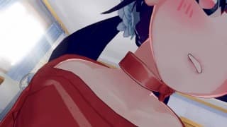 MiSide ASMR VR角色扮演  Crazy Cutie Mita Into来到你的世界 ~ POV - - 舔耳朵