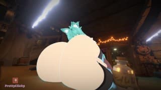 Busty 乳房扩张，炼金术士 Neko 取笑你 Into 购买她的药水，沙漏生长