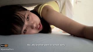 My Stepsister keeps getting Stuck under the bed