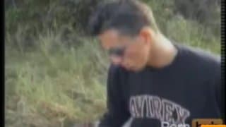 森林中的铁杆钢棒-肛门-DP