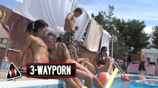 疯狂的泳池派对