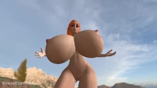 海滩扩张（乳房扩张、屁股扩张、POV）