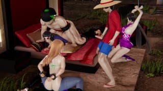 海贼王 Nico Robin Anal Zoro Nonstop （日语）