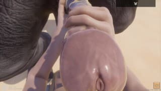 野生动物/同性恋毛茸茸的口交 POV