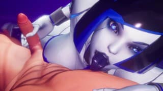 Android Slut Serve her Captain （3D 动画色情） - Subverse Demi