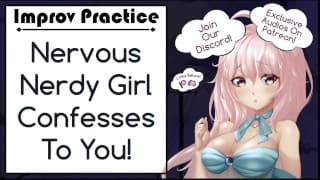 紧张的书女孩向你表白！健康